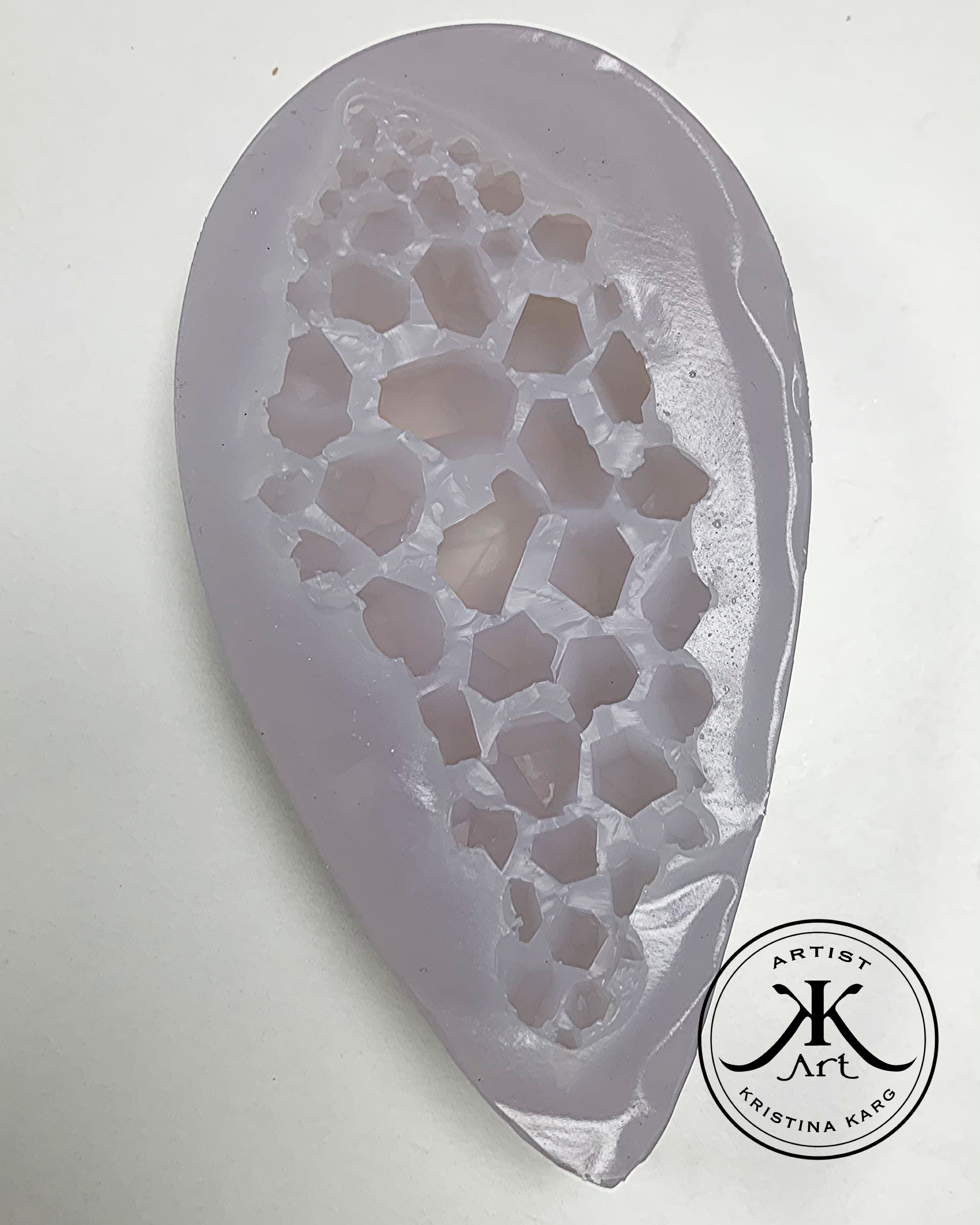 "Wing/drop" Crystall Cluster Silicone Mold 