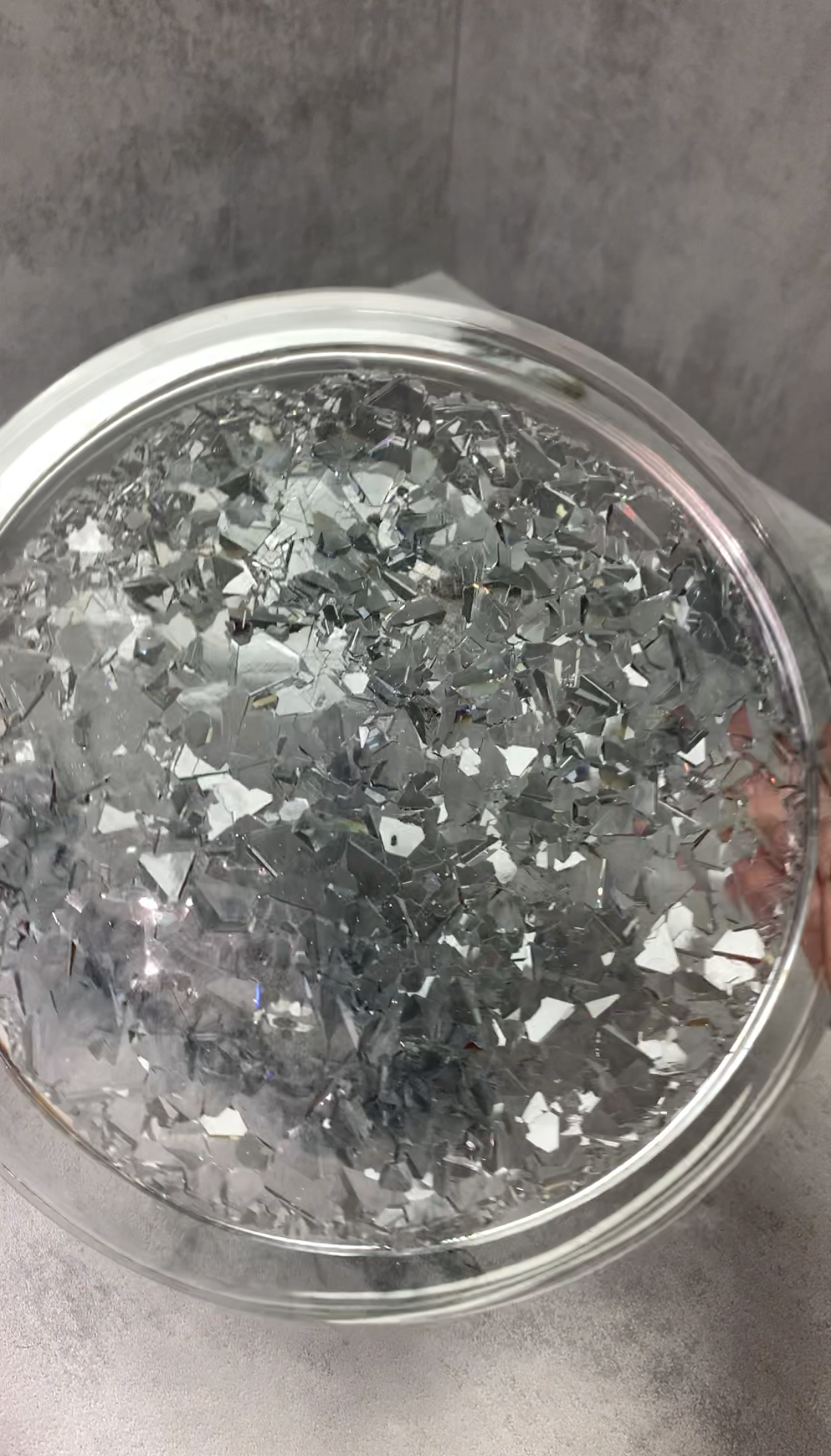 Kristall Box  Lid Top Crystal Rug  Tray