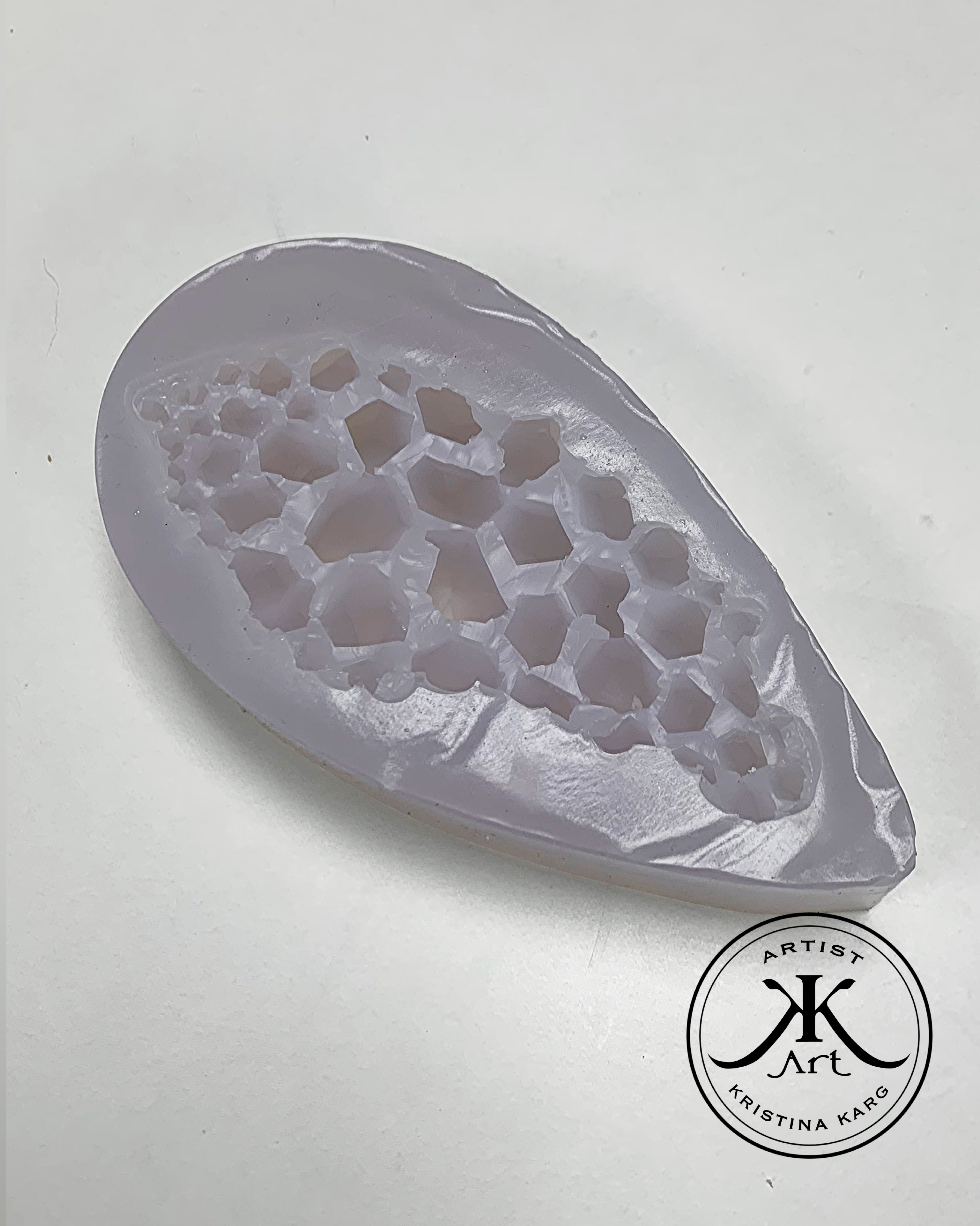 "Wing/drop" Crystall Cluster Silicone Mold 