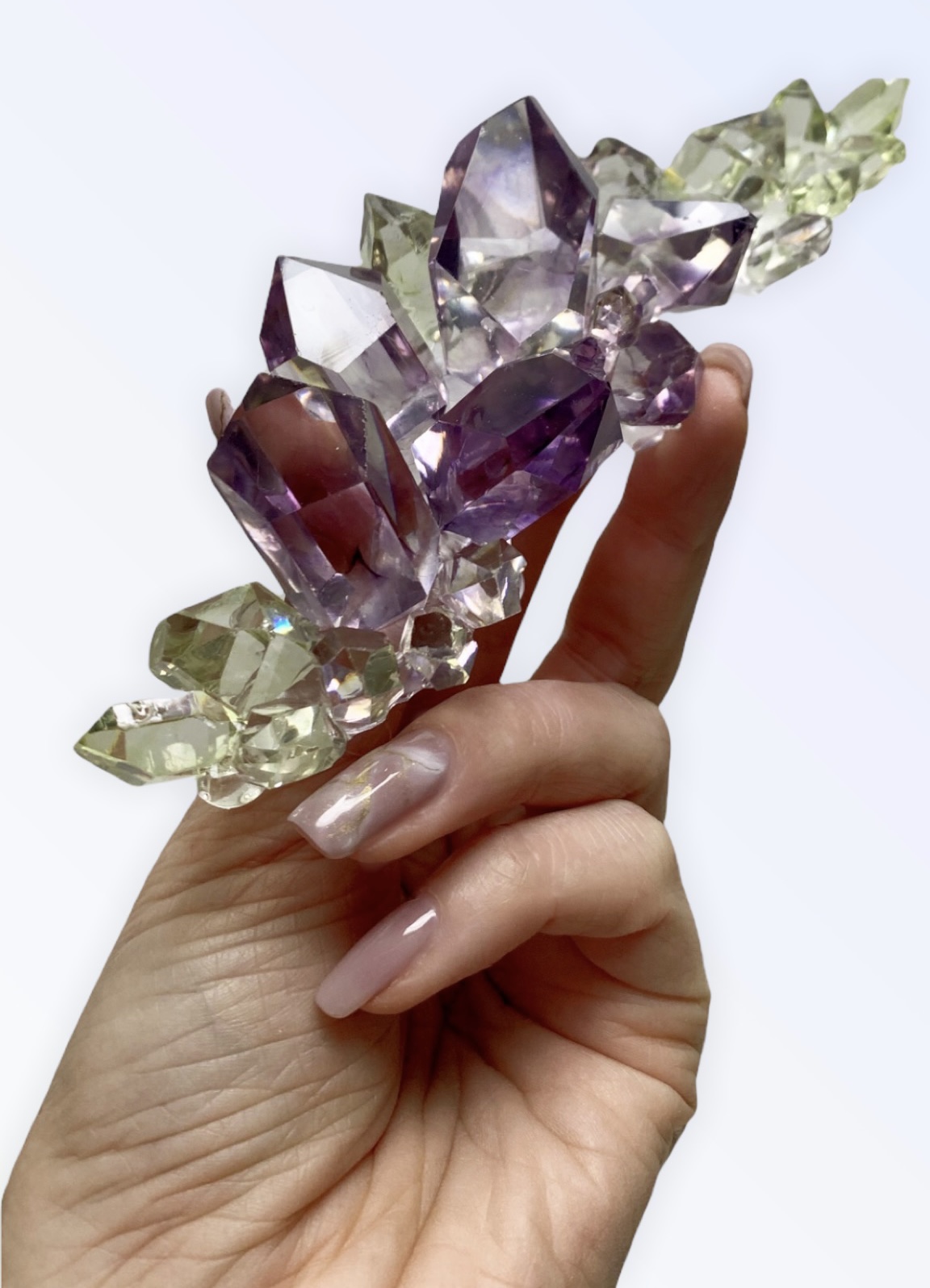 Kristall Cluster Silikon Mold  "S" BIG