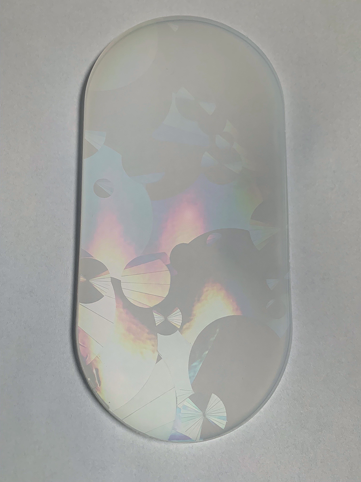 Holographic Inlay #2 für die ovale Silikonform kreise