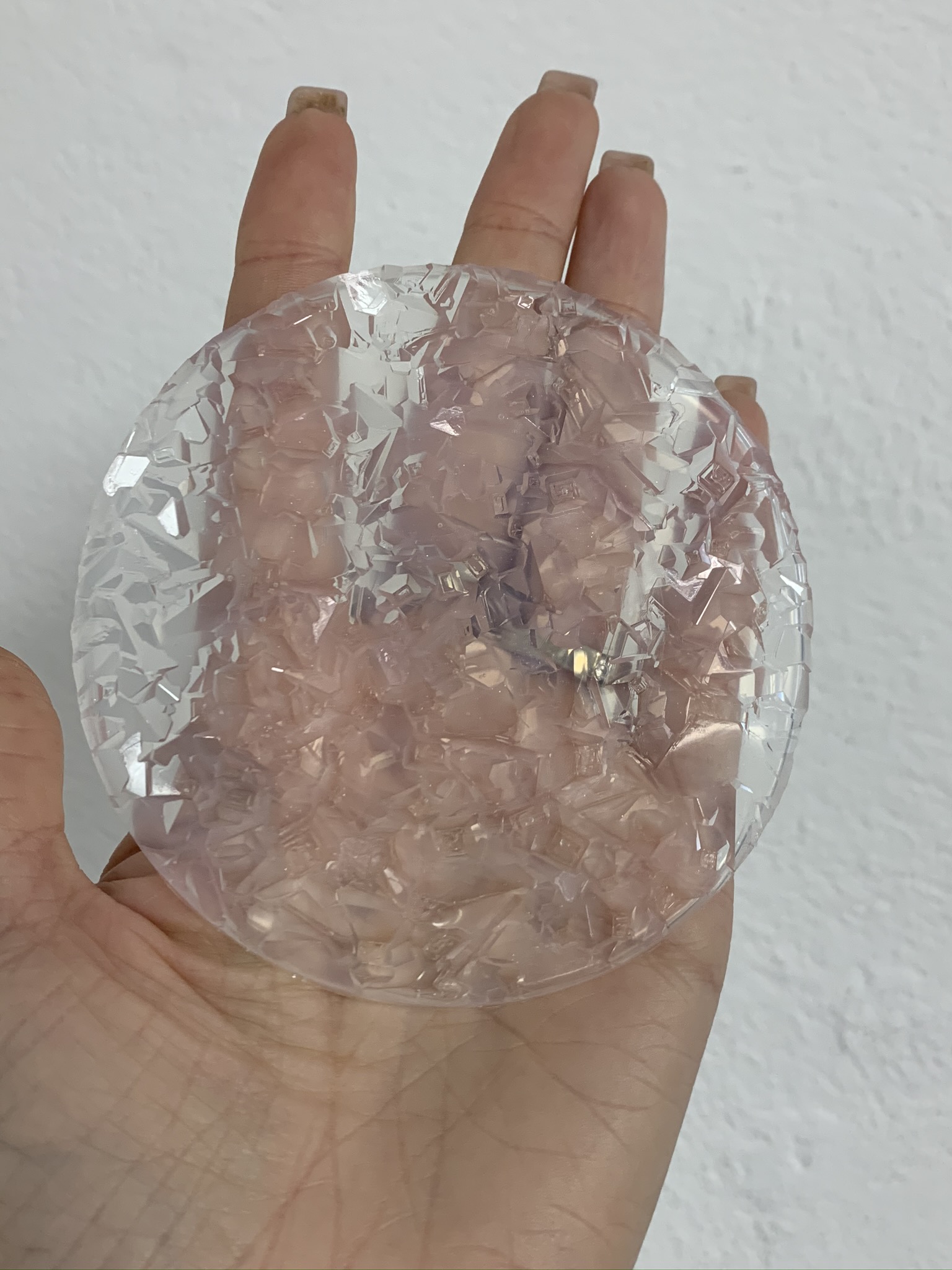 9,5cm Crystal Silikon Mold für Untersetzer 