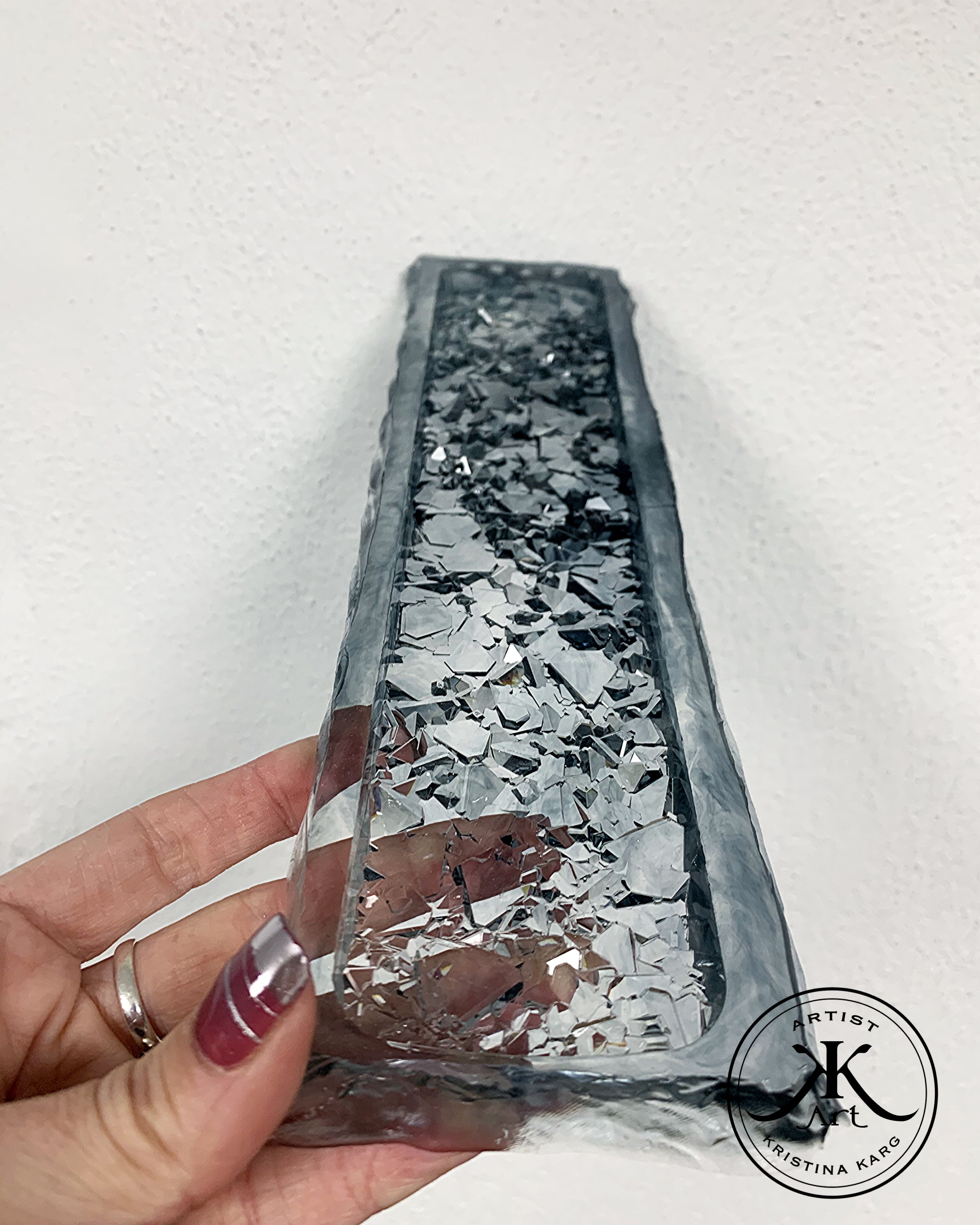 Geode Kristall Rug  5,5 x 28,5 cm
